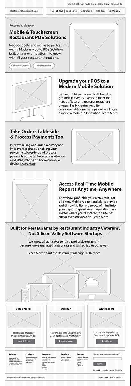 restaurant-manager-website-product-page-wireframe