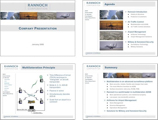 Rannoch Sales Presentation Before